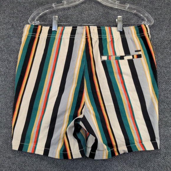 Pacsun Women's Striped Shorts Multicolor Size M Cotton Spandex Blend - Picture 2 of 11